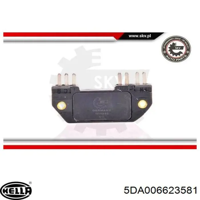 Compre 5DA006623581 HELLA Módulo de ignição (comutador)