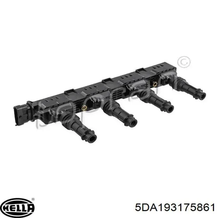 5DA193175861 HELLA Bobina de ignição