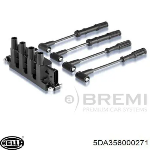 5DA358000271 HELLA Bobina de ignição