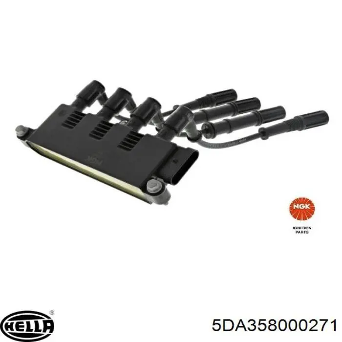 Bobina de ignição HELLA 5DA358000271 preço, a partir de 76,44 USD