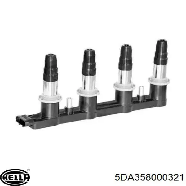 5DA358000321 HELLA Bobina de ignição