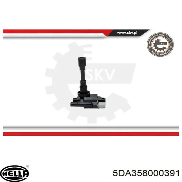 Compre 5DA358000391 HELLA Bobina de ignição