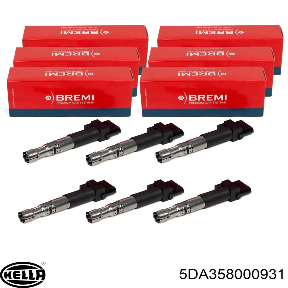 Bobina de ignição HELLA 5DA358000931 preço, a partir de 37,46 USD