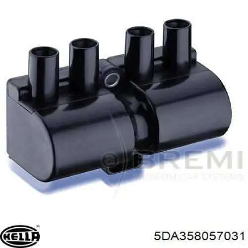 5DA358057031 HELLA Bobina de ignição