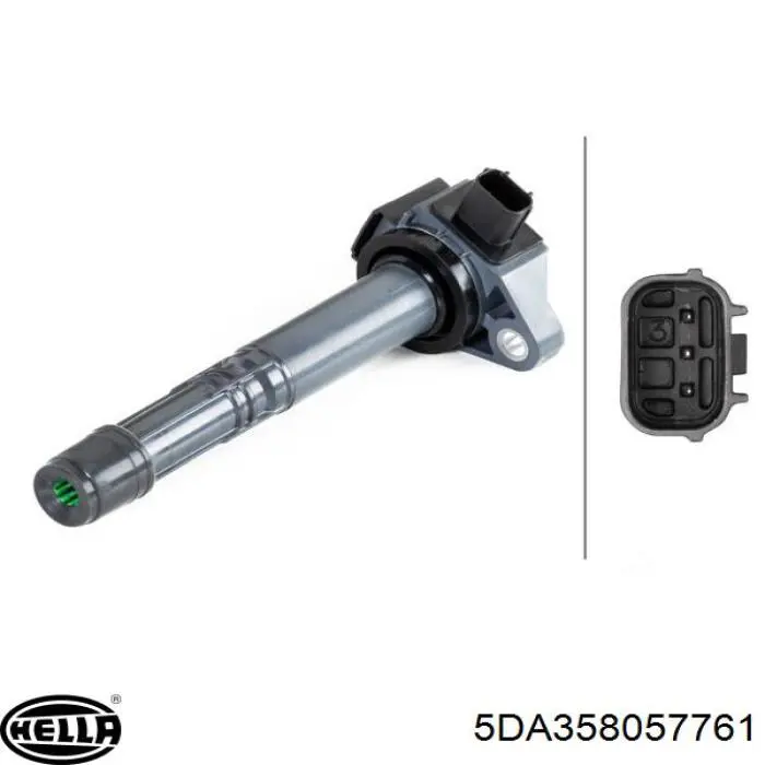 5DA358057761 HELLA Bobina de ignição