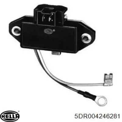 Compre 5DR004246281 HELLA Relê-regulador do gerador (relê de carregamento)