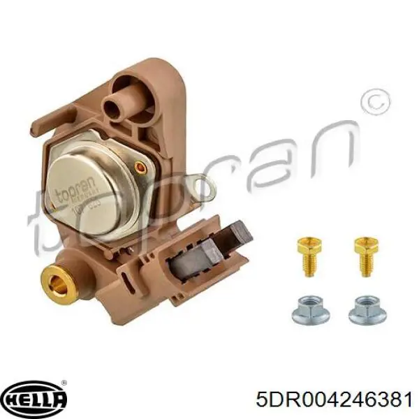 Compre 5DR004246381 HELLA Relê-regulador do gerador (relê de carregamento)