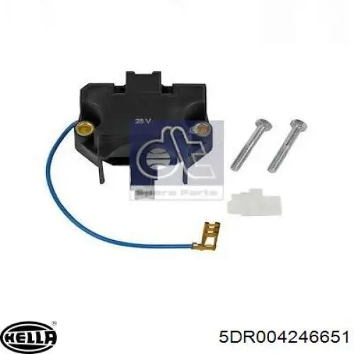 Compre 5DR004246651 HELLA Relê-regulador do gerador (relê de carregamento)