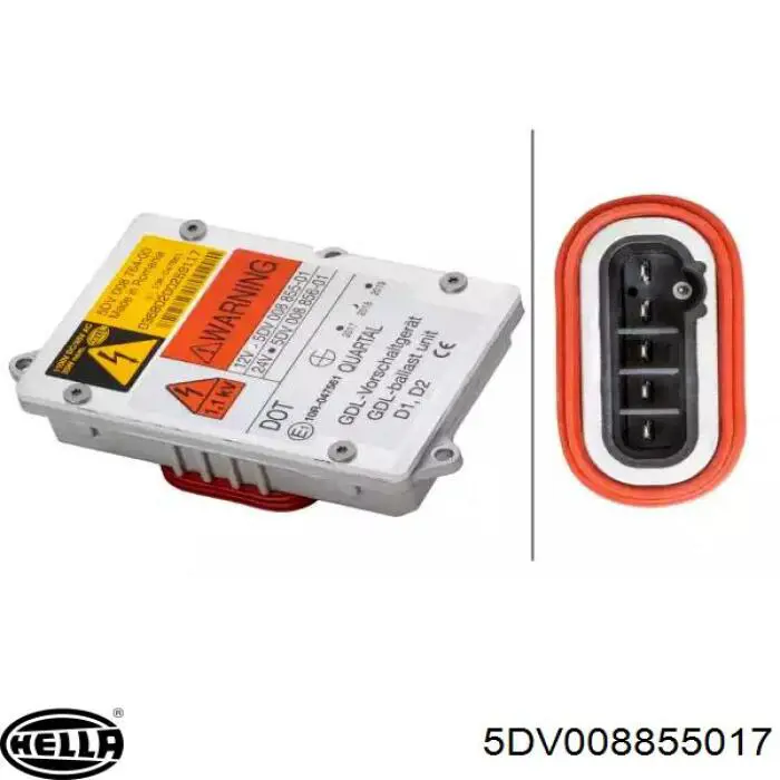 Unidade de encendido (xénon) HELLA 5DV008855017 preço, a partir de 212,20 USD