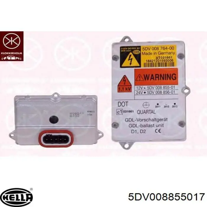 Compre 5DV008855017 HELLA Unidade de encendido (xénon)