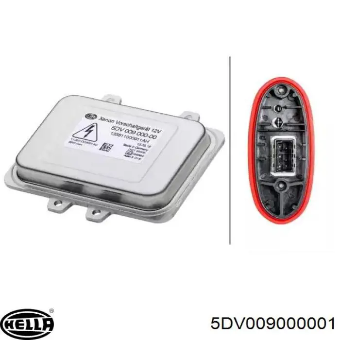 Xénon, unidade de controlo HELLA 5DV009000001 preço, a partir de 74,49 USD