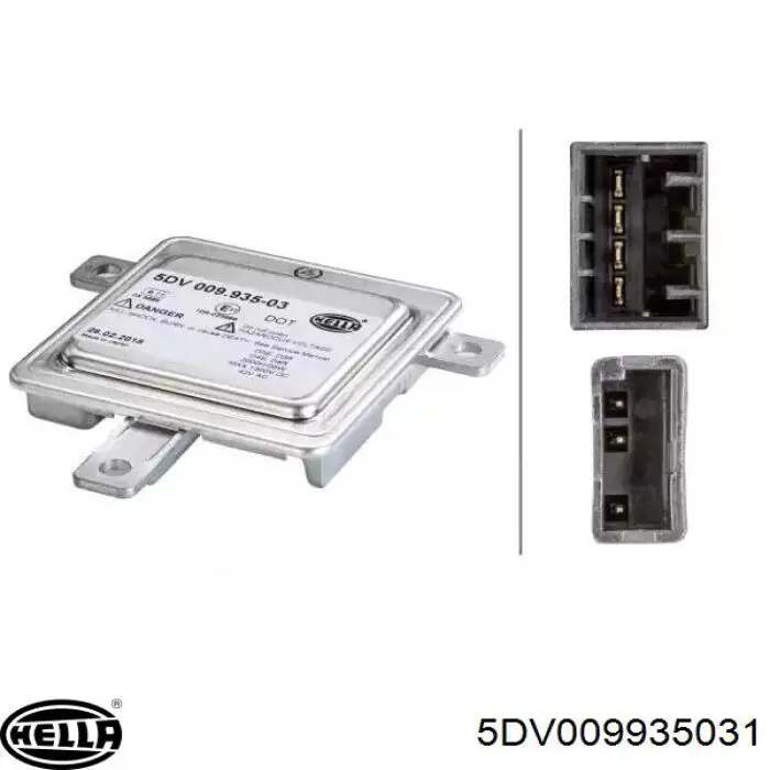 Xénon, unidade de controlo HELLA 5DV009935031 preço, a partir de 108,54 USD