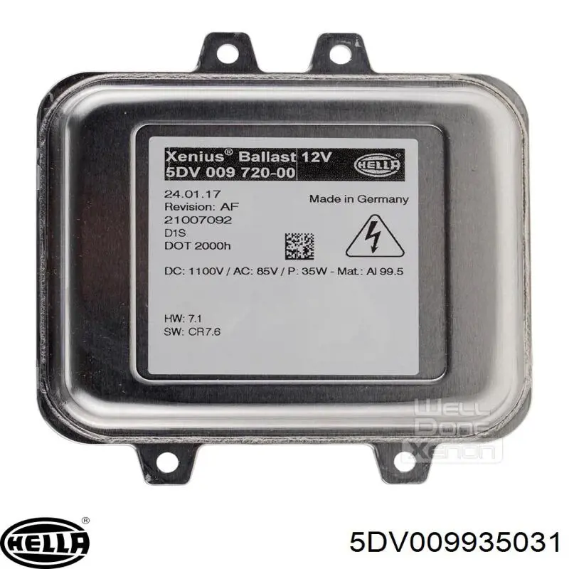 Compre 5DV009935031 HELLA Xénon, unidade de controlo