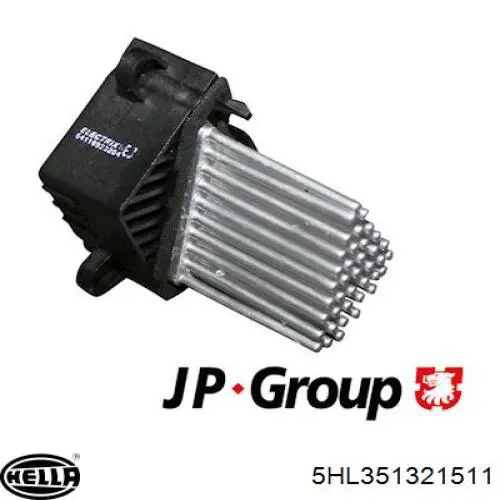 Compre 5HL351321511 HELLA Resistor (resistência) de ventilador de forno (de aquecedor de salão)