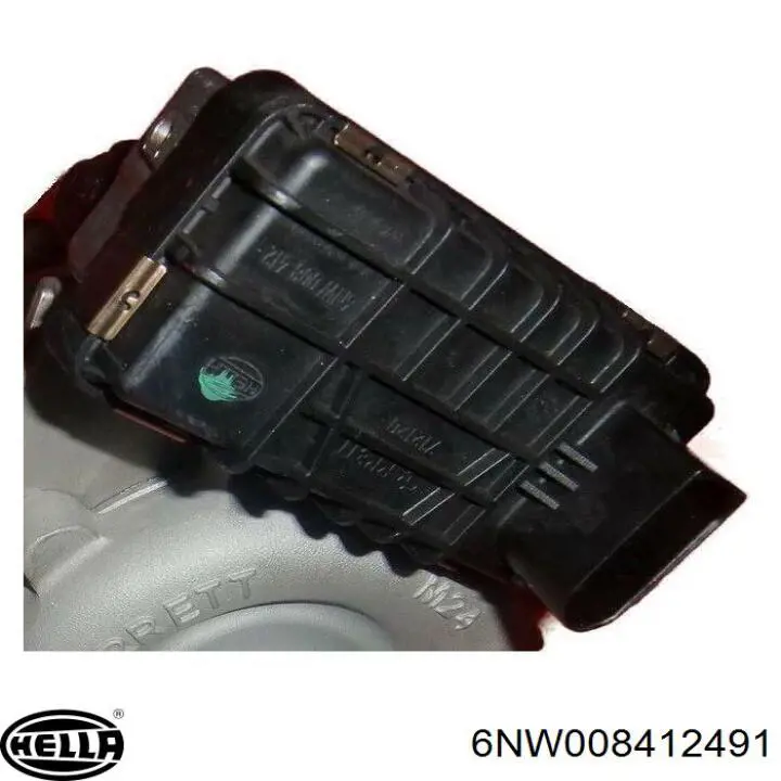6NW008412491 HELLA Válvula (atuador) de controlo de turbina