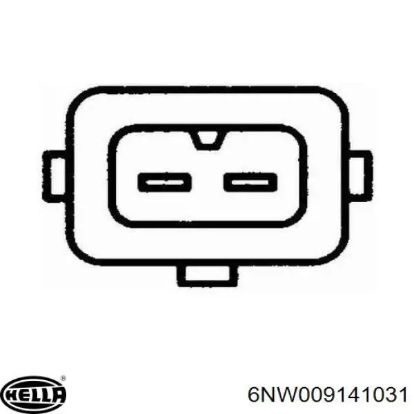 Compre 6NW009141031 HELLA Válvula (regulador) de marcha a vácuo
