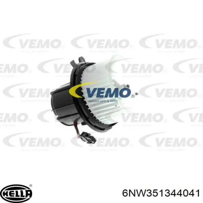 Compre 6NW351344041 HELLA Acionamento de comporta de forno