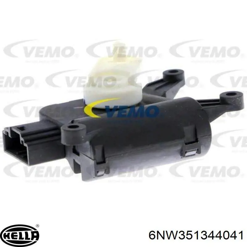 Acionamento de comporta de forno 6NW351344041 HELLA