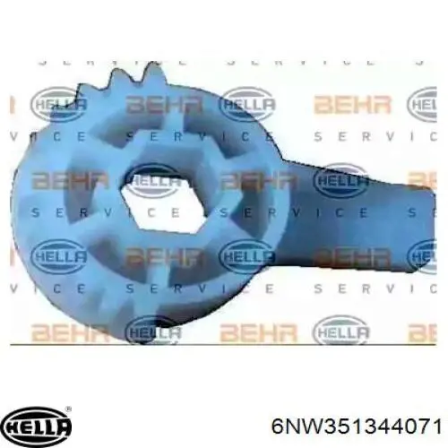 00006447QN Peugeot/Citroen Motor de comporta de recirculação de ar