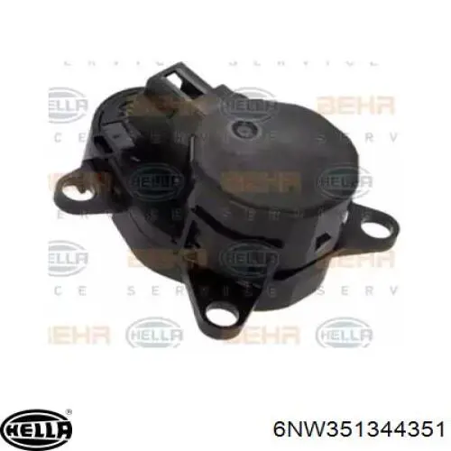 6NW351344351 HELLA Acionamento de comporta de forno