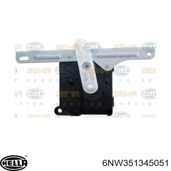 Compre 6NW351345051 HELLA Acionamento de comporta de forno