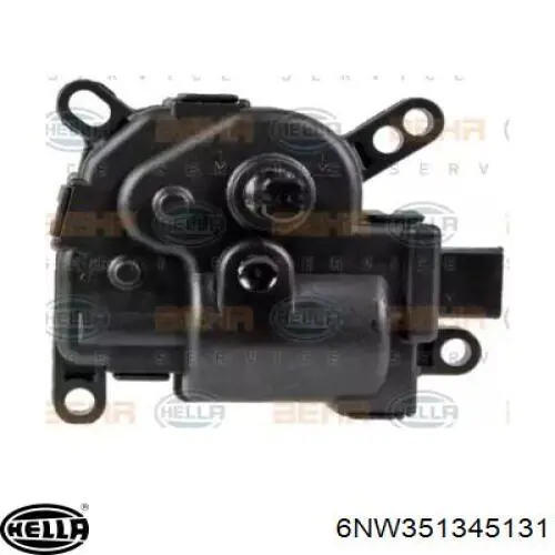 6NW351345131 HELLA Acionamento de comporta de forno