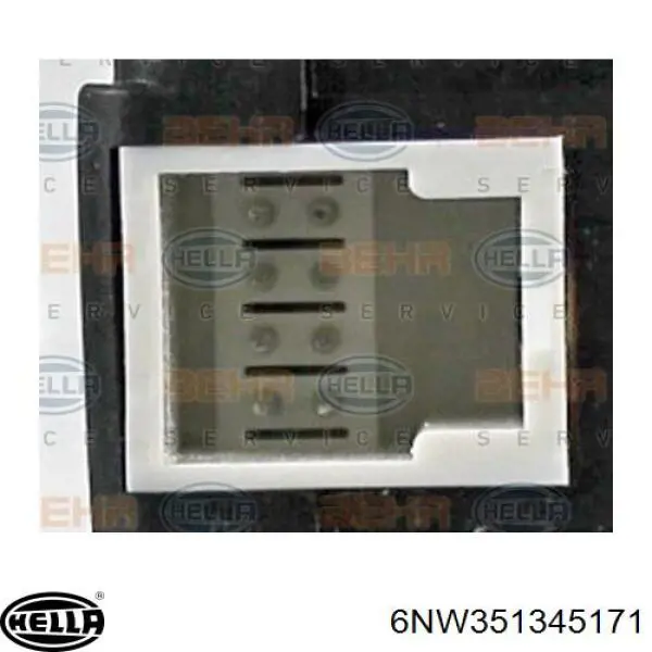 6NW351345171 HELLA Acionamento de comporta de forno
