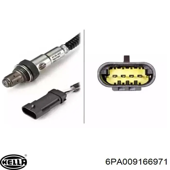 Sonda lambda, sensor de oxigênio até o catalisador HELLA 6PA009166971 preço, a partir de 95,41 USD