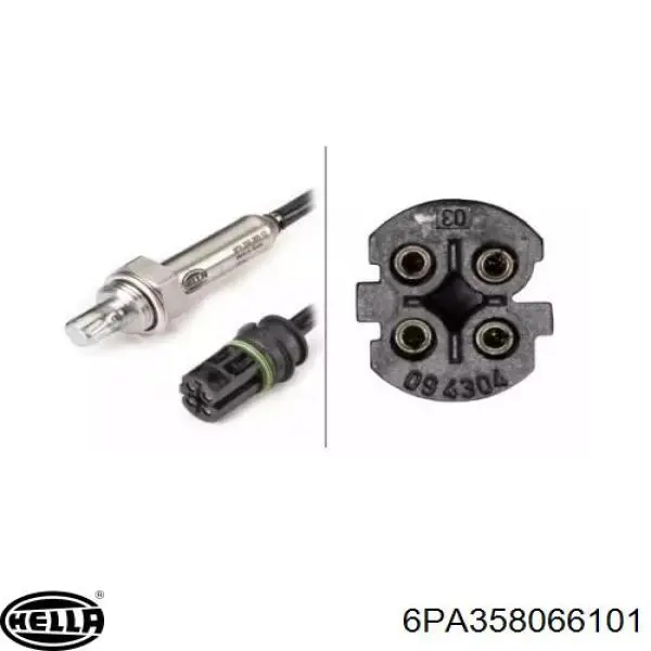 Sonda lambda, sensor de oxigênio HELLA 6PA358066101 preço, a partir de 90,93 USD