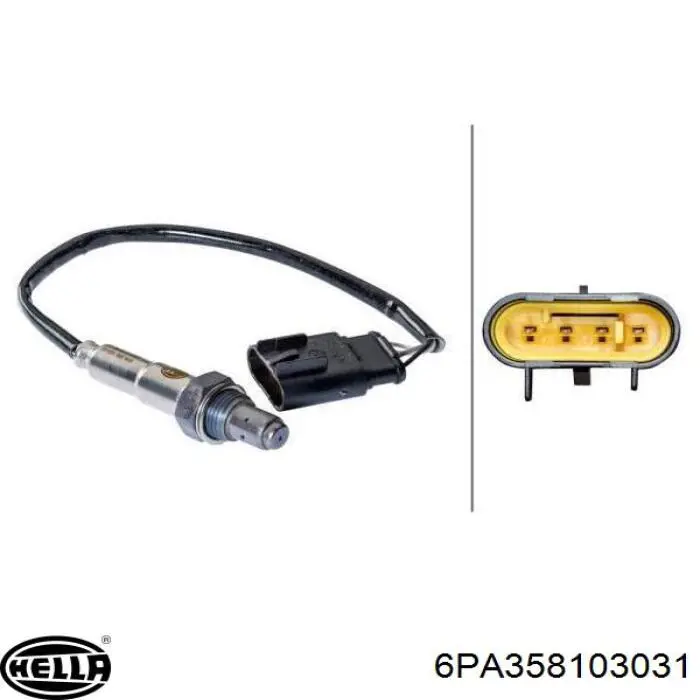 Sonda lambda, sensor de oxigênio HELLA 6PA358103031 preço, a partir de 69,81 USD