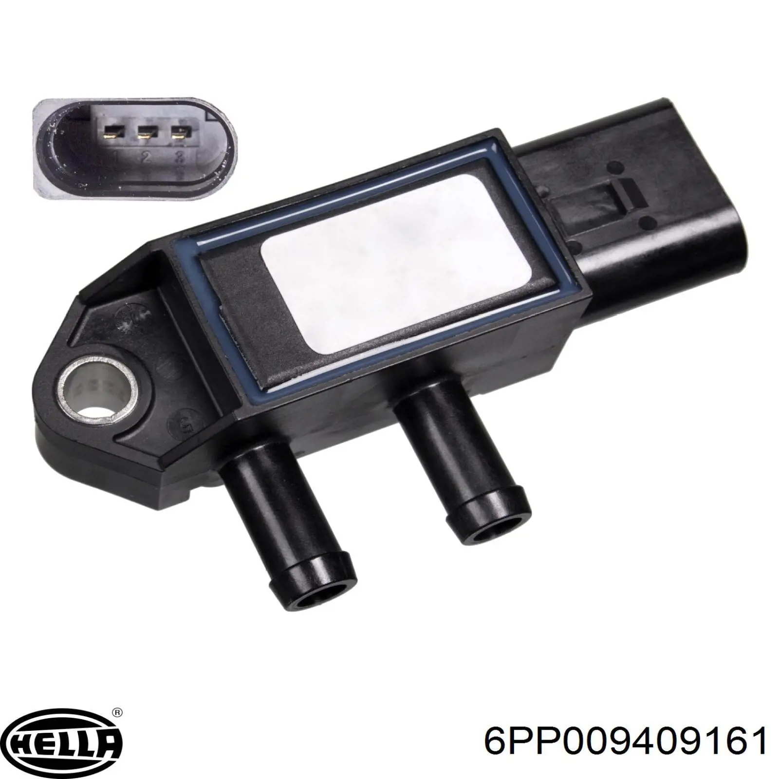 Compre 6PP009409161 HELLA Sensor de pressão dos gases de escape