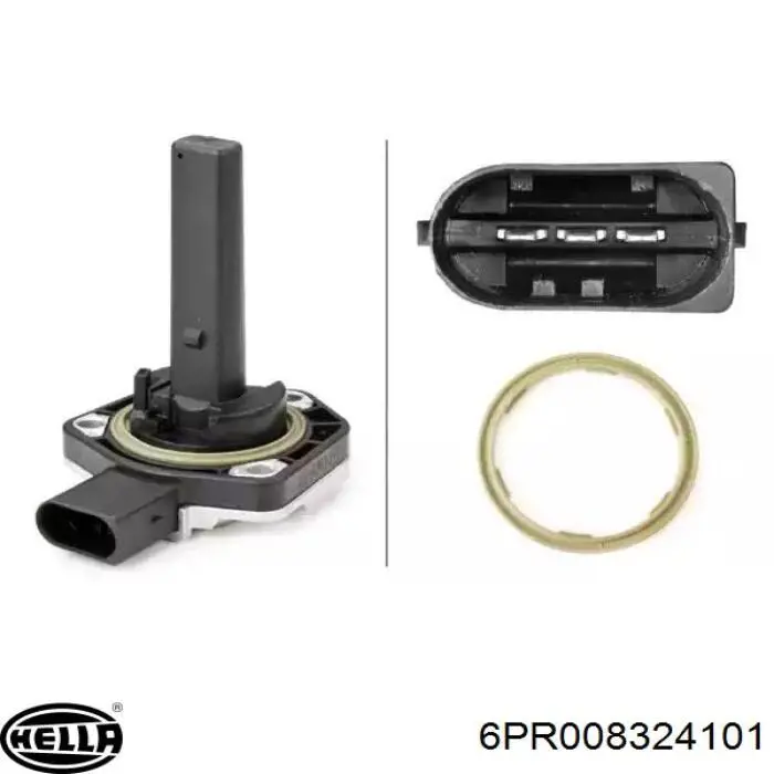 Compre 6PR008324101 HELLA Sensor do nível de óleo de motor