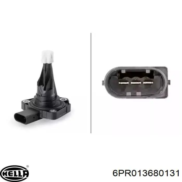 6PR013680131 HELLA Sensor do nível de óleo de motor