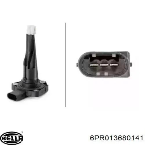 6PR013680141 HELLA Sensor do nível de óleo de motor