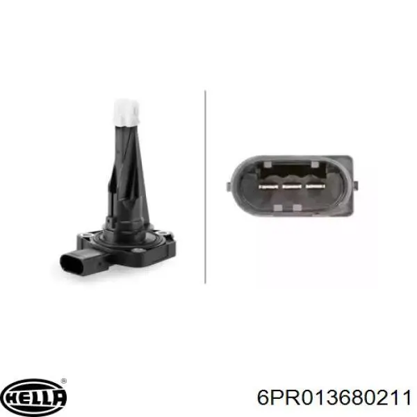 6PR013680211 HELLA Sensor do nível de óleo de motor
