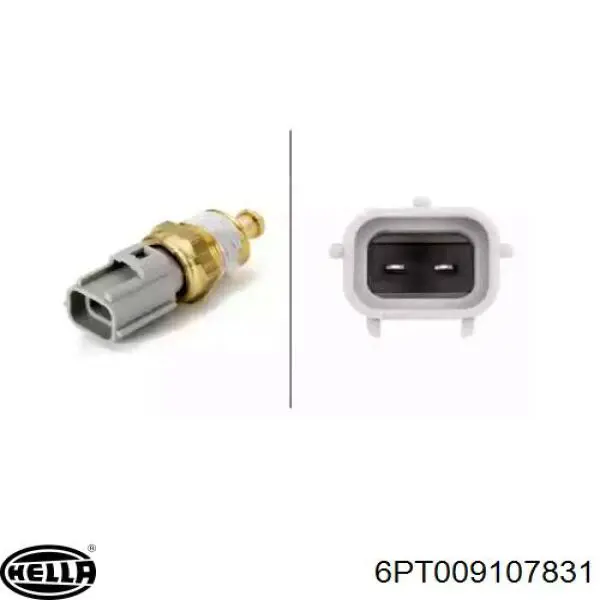 Sensor de temperatura do fluido de esfriamento HELLA 6PT009107831 preço, a partir de 11,53 USD