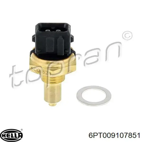 Compre 6PT009107851 HELLA Sensor de temperatura do fluido de esfriamento