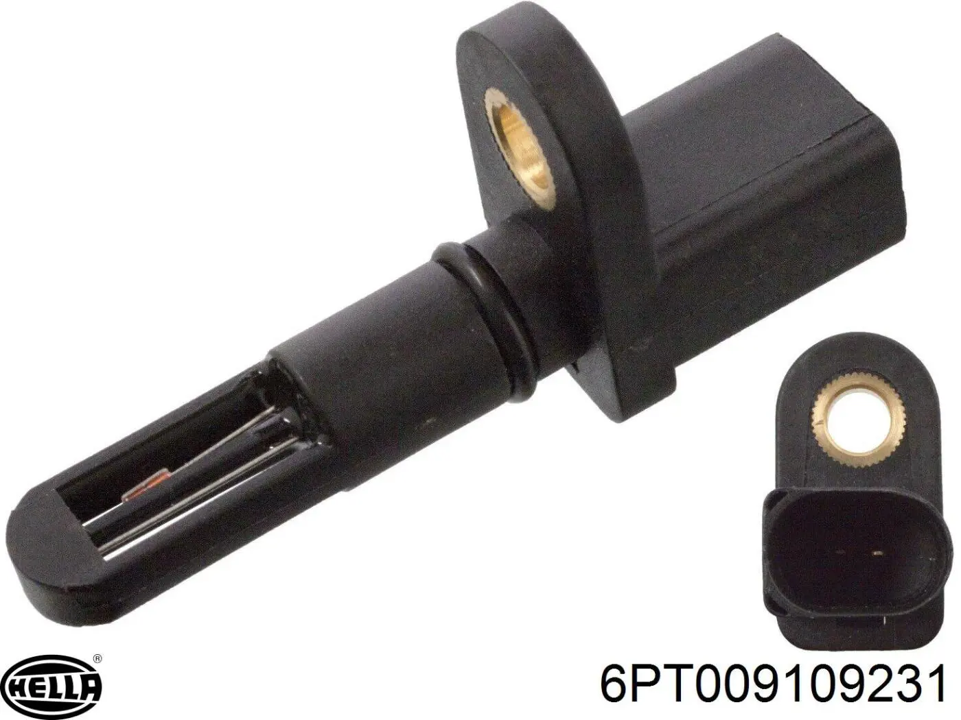 6PT009109231 HELLA Sensor de temperatura da mistura de ar