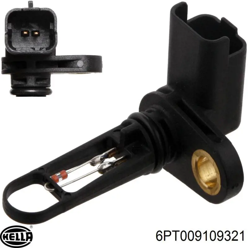 Compre 6PT009109321 HELLA Sensor de temperatura da mistura de ar