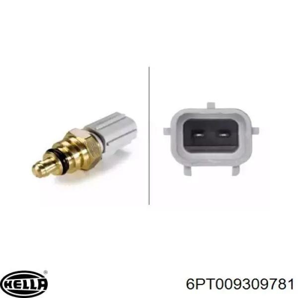 Sensor de temperatura do fluido de esfriamento HELLA 6PT009309781 preço, a partir de 12,65 USD