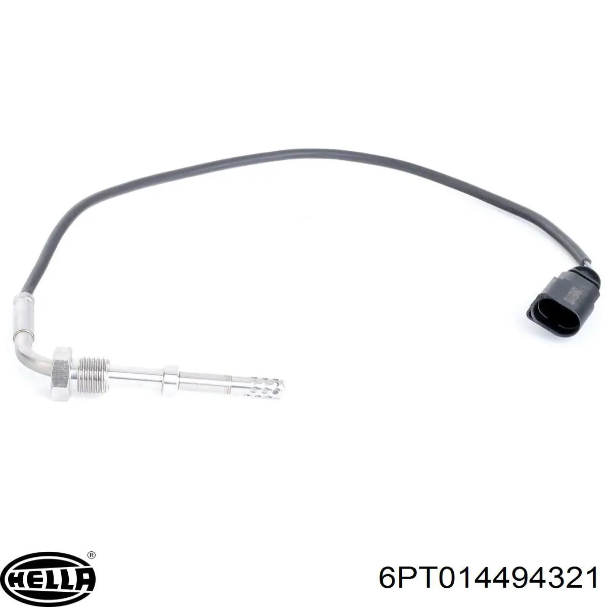 6PT014494321 HELLA Sensor de temperatura dos gases de escape (GE), de válvula EGR