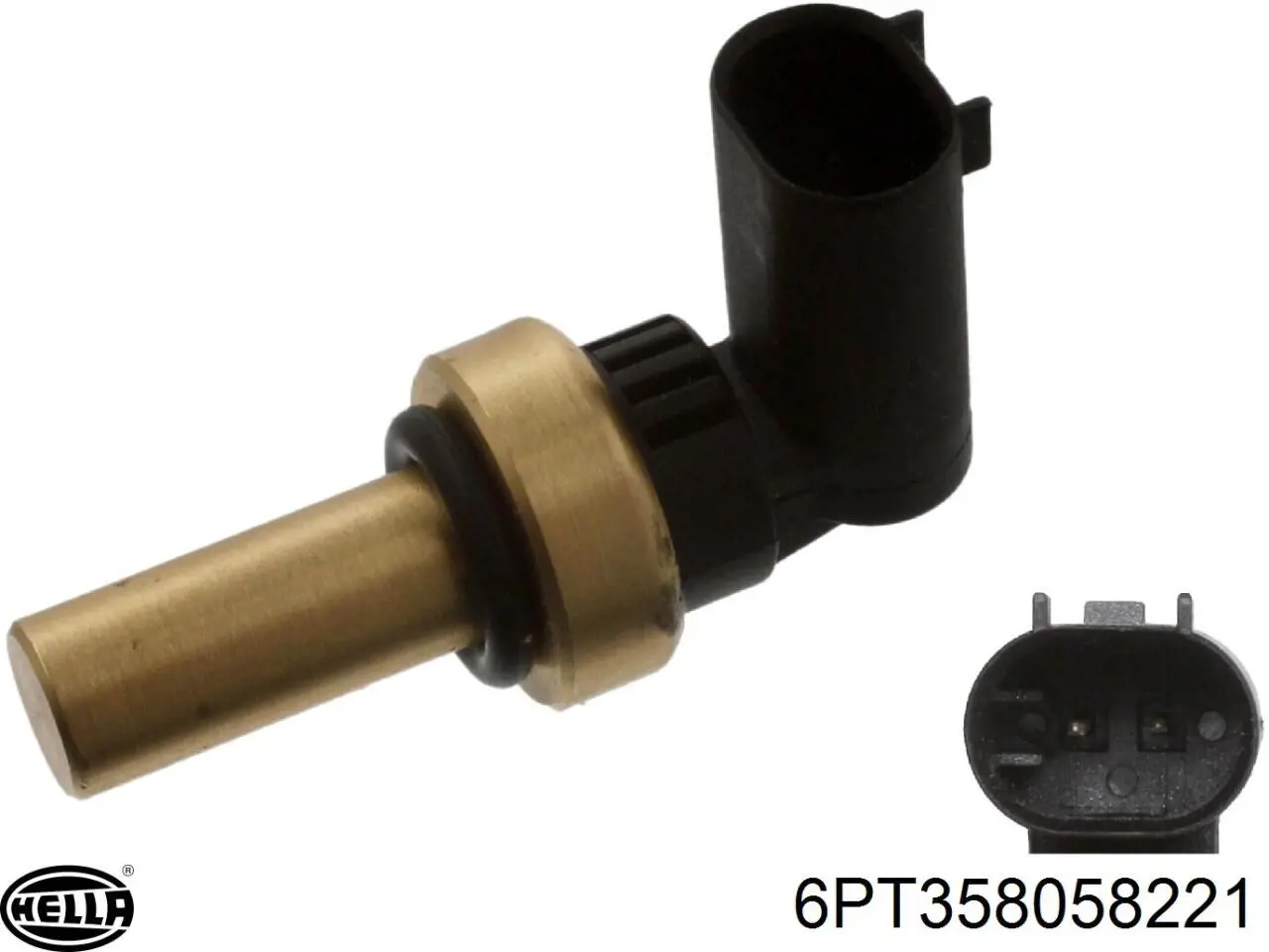 Sensor de temperatura do fluido de esfriamento HELLA 6PT358058221 preço, a partir de 11,12 USD