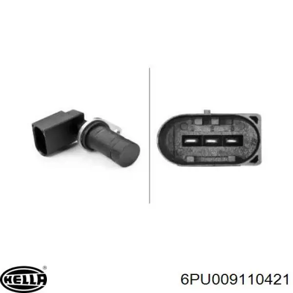 Compre 6PU009110421 HELLA Sensor de posição (de revoluções) de cambota