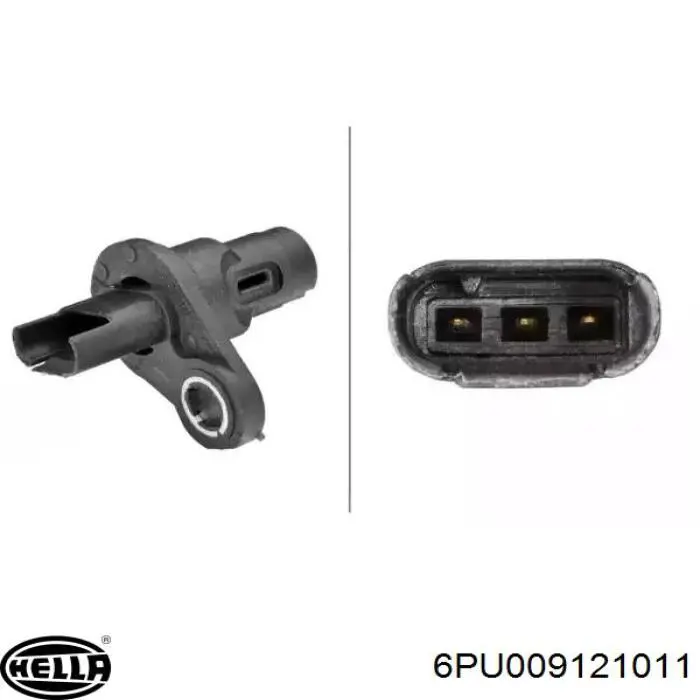Compre 6PU009121011 HELLA Sensor de posição da árvore distribuidora