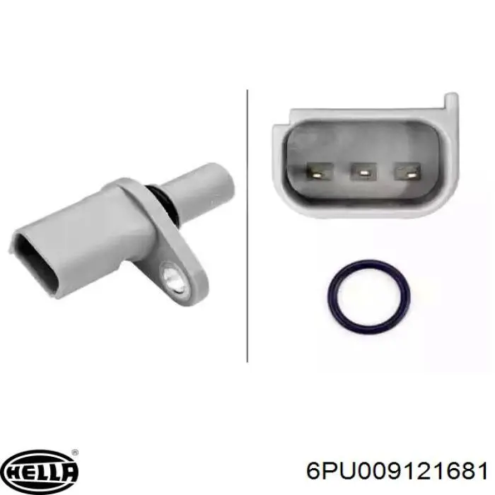 Compre 6PU009121681 HELLA Sensor de posição da árvore distribuidora