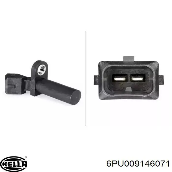Compre 6PU009146071 HELLA Sensor de posição (de revoluções) de cambota