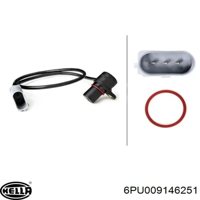 Compre 6PU009146251 HELLA Sensor de posição (de revoluções) de cambota