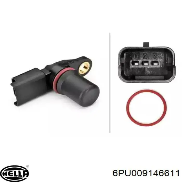 Compre 6PU009146611 HELLA Sensor de posição da árvore distribuidora
