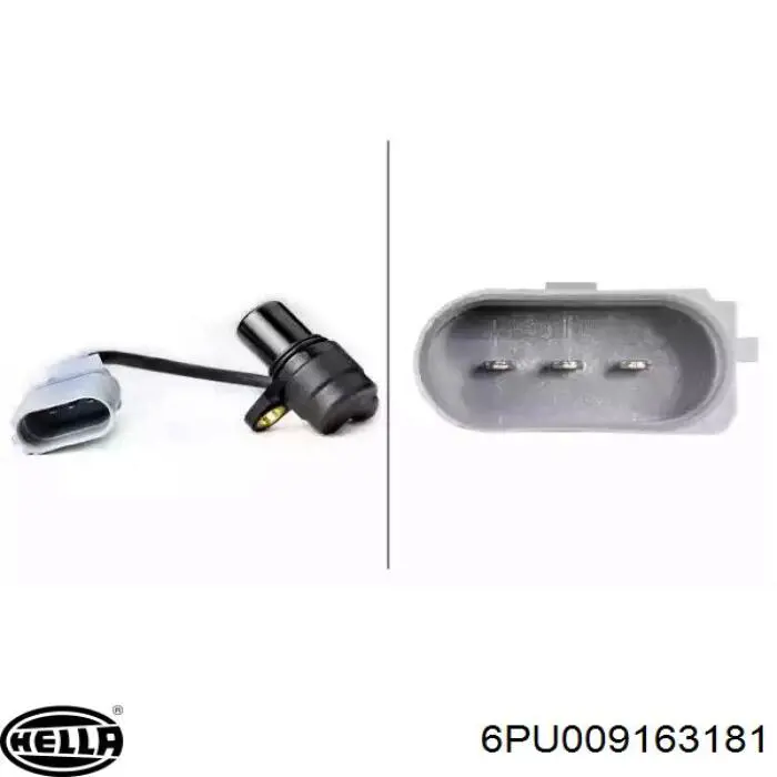 Compre 6PU009163181 HELLA Sensor de posição (de revoluções) de cambota