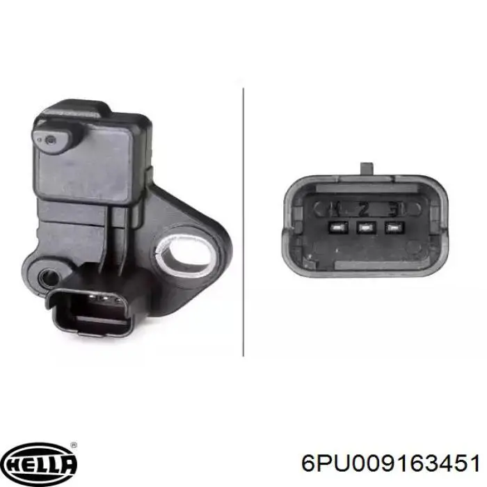 Compre 6PU009163451 HELLA Sensor de posição (de revoluções) de cambota